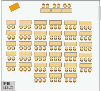 3階 大会議室:レイアウト図1