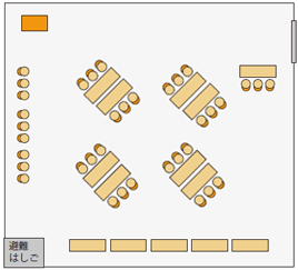 3階 大会議室:レイアウト図4